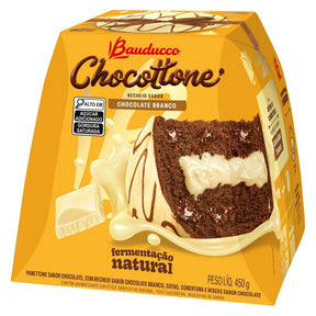 Chocottone Recheio Sabor Chocolate Branco Bauducco 450g | 1 unidade