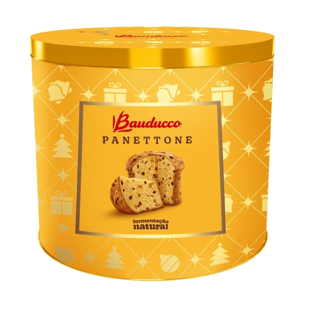 Panettone Lata Bauducco 750g | 2 unidades